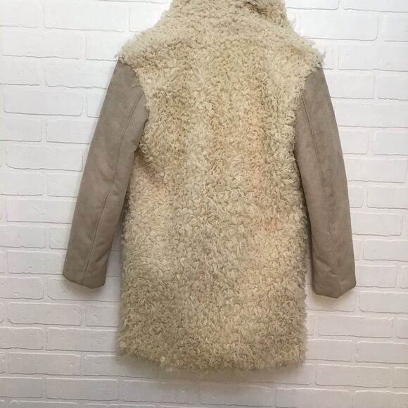 GLAMOROUS Warm jacket coat faux fur faux sheep leather in XS bohemian southw… - Picture 3 of 13